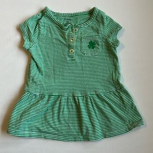 Carter’s Baby Girl’s St. Patrick’s Day Shirt Size 12 Months